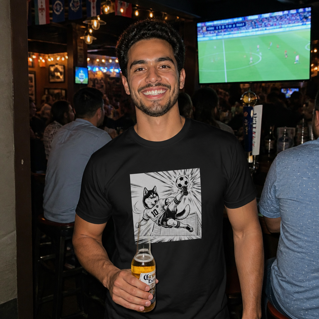 Dog Soccer World Cup T-Shirt — Funny Quote Tee