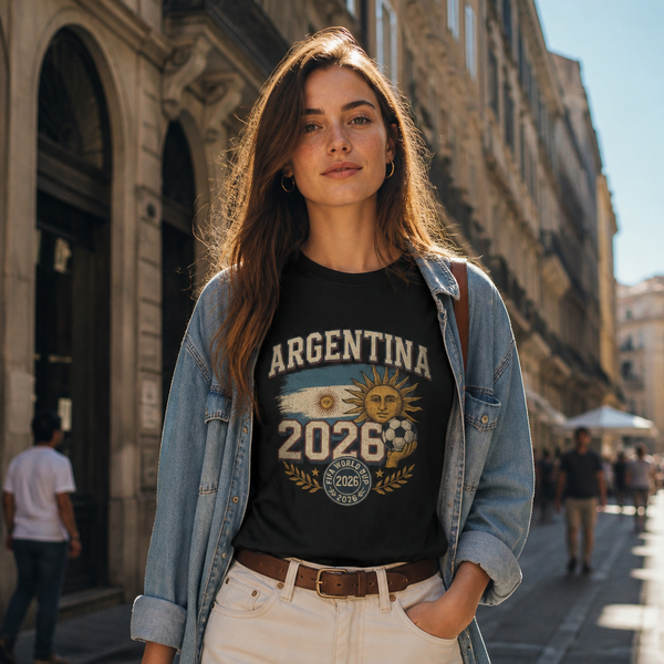 Argentina 2026 World Cup Champions Unisex Softstyle T-Shirt