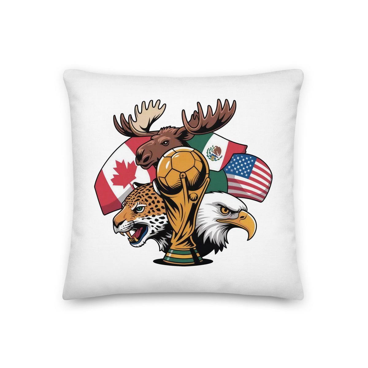 Fanthread World Cup Pillow – Soccer Home Decor Throw Pillow for Match Day & Football Fans