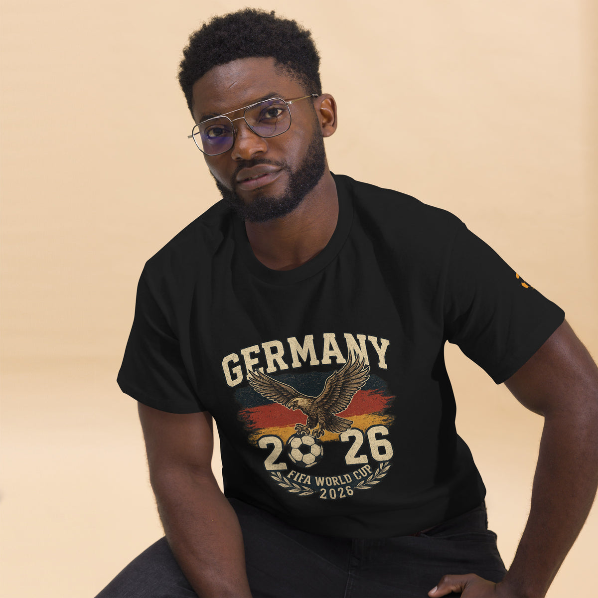 Germany Retro Soccer Tee 2026 | Deutschland Fußball Fan Shirt | Unisex Classic Cotton T-Shirt