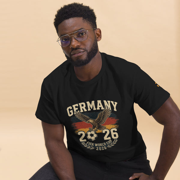 Germany Retro Soccer Tee 2026 | Deutschland Fußball Fan Shirt | Unisex Classic Cotton T-Shirt