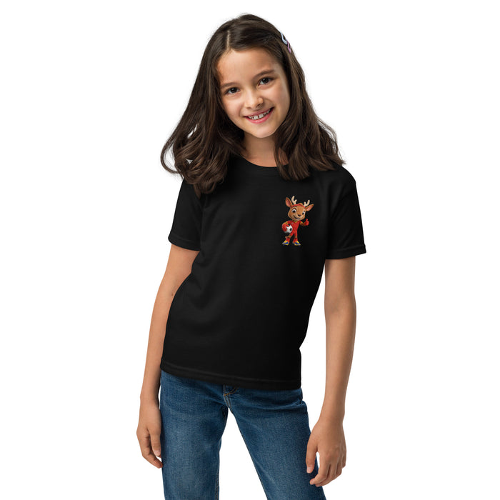 Canada Soccer Mascot Youth T-Shirt | Kids Soccer Shirt & Match Day Outfit